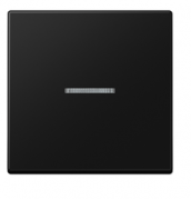 Jung A Flow/A 550 Черный матовый Клавиша 1-аячерный матовый с подсветкой