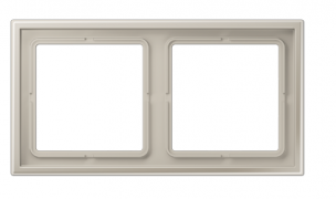 Jung LS-Zero Нержавеющая сталь Рамка 2-ая