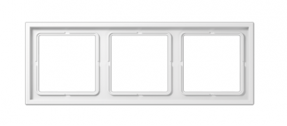 Jung LS-Zero Белый матовый Рамка 3-ая