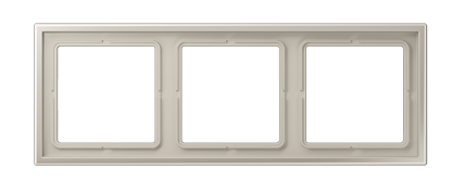 Jung LS-Zero Нержавеющая сталь Рамка 3-ая