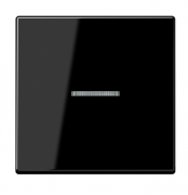 Jung A 500 Черный Клавиша 1-ая с подсветкой