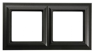 Jung ECO profi Standart Черный матовый Рамка 2-ая