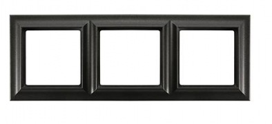 Jung ECO profi Standart Черный матовый Рамка 3-ая