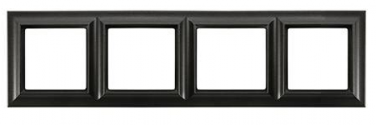 Jung ECO profi Standart Черный матовый Рамка 4-ая