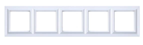 Jung ECO profi Standart Белый матовый Рамка 5-ая