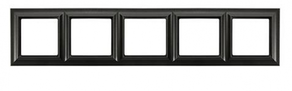 Jung ECO profi Standart Черный матовый Рамка 5-ая