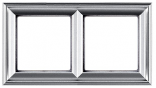 Jung ECO profi Deco Алюминий Рамка 2-ая
