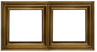 Jung ECO profi Deco Латунь античная Рамка 2-ая