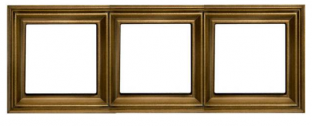 Jung ECO profi Deco Латунь античная Рамка 3-ая