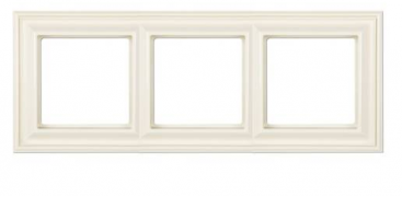 Jung ECO profi Deco Слоновая кость Рамка 3-ая