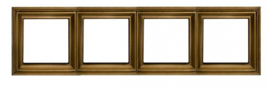 Jung ECO profi Deco Латунь античная Рамка 4-ая