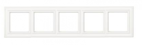 Jung ECO profi Deco Белый матовый Рамка 5-ая