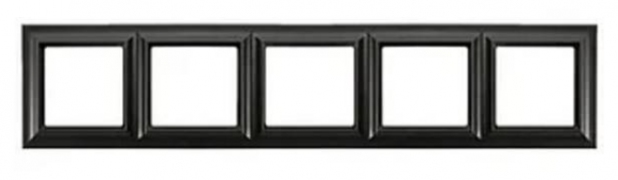 Jung ECO profi Deco Черный матовый Рамка 5-ая