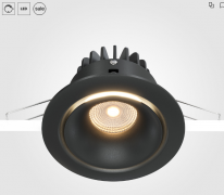 Maytoni Yin Черный Встраиваемый светильник LED 3000K 1x12Вт 60° Dim Triac, DL031-L12W3K-D-B