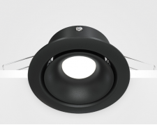 Maytoni Yin Черный Встраиваемый светильник GU10 1x10Вт, DL030-2-01B