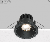 Maytoni Zoom Черный Встраиваемый светильник LED 3000K 1x6Вт 60° IP 65 Dim Triac, DL034-01-06W3K-D-B