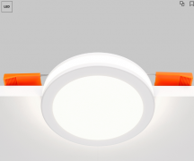 Maytoni Phanton Белый Встраиваемый светильник LED 4000K 1x7Вт 120°, DL2001-L7W4K