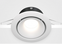 Maytoni Yin Белый Встраиваемый светильник GU10 1x10Вт, DL030-2-01W