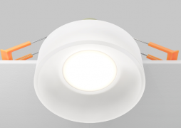 Maytoni Pauline Белый Встраиваемый светильник GU10 1x10Вт, DL046-01W