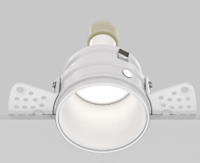 Maytoni Reif Белый Встраиваемый светильник GU10 1x10Вт, DL048-01W