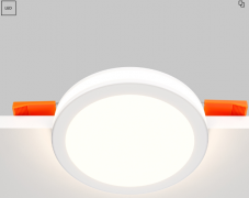 Maytoni Phanton Белый Встраиваемый светильник LED 3000K 1x12Вт 120°, DL2001-L12W