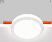 Maytoni Phanton Белый Встраиваемый светильник LED 4000K 1x12Вт 120°, DL2001-L12W4K