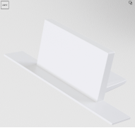 Maytoni Unity Белый Заглушка Комплектующие для встраиваемой трековой системы, TRA002EC-11W