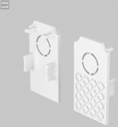 Maytoni Exility Белый Заглушка Комплектующие для встраиваемой трековой системы 2 шт., TRA034EC-42W