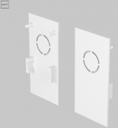 Maytoni Exility Белый Заглушка Комплектующие для накладной трековой системы 2 шт., TRA034EC-41W