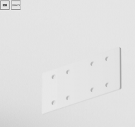 Maytoni Gravity Белый Прямой коннектор комплектующие для накладной трековой системы, TRA004C-21W