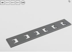 Maytoni Gravity Серебро Прямой коннектор комплектующие для встраиваемой трековой системы 2 шт., (Exility), TRA004C-222S