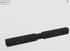 Maytoni Gravity Черный Коннектор питания прямой комплектующие для трековой системы, TRA004PC-22B