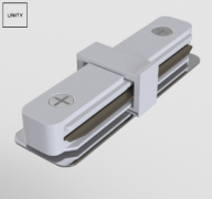 Maytoni Unity Белый Коннектор прямой комплектующие для накладной трековой системы, TRA001C-11W