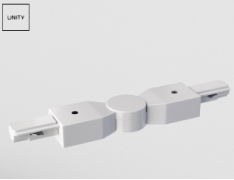 Maytoni Unity Белый Коннектор поворотный шарнирный комплектующие для накладной трековой системы, TRA001CS-11W