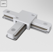 Maytoni Unity Белый Коннектор Т-образный комплектующие для накладной трековой системы, TRA001CT-11W