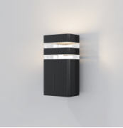 Maytoni Unter den Linden  Черный Бра Настенный светильник E27х1 60Вт IP54, O578WL-01B