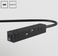 Maytoni Gravity Черный Ввод питания комплектующие для трековой системы, TRA004B-22B