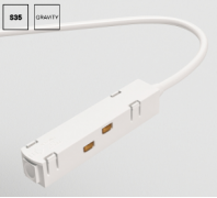 Maytoni Gravity Белый Ввод питания комплектующие для трековой системы, TRA004B-22W