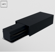 Maytoni Unity Черный Ввод питания комплектующие для накладной трековой системы, TRA001B-11B