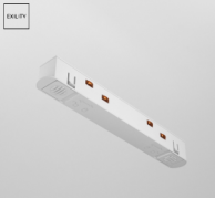 Maytoni Exility Белый Коннектор питания прямой комплектующие для трековой системы, TRA034PC-42W