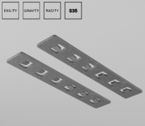 Maytoni Exility Серый Прямой коннектор комплектующие для встраиваемой трековой системы 2 шт., TRA034C-42S