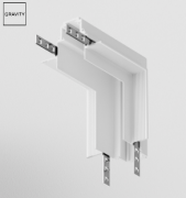 Maytoni Gravity Белый Коннектор угловой внутренний комплектующие для встраиваемой трековой системы, TRA010ICL-22W