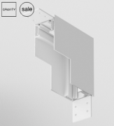 Maytoni Gravity Белый Коннектор угловой внутренний комплектующие для накладной трековой системы, TRX010ICL-21W