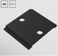 Maytoni Gravity Черный Крепление для троса S35 черное 1 шт. комплектующие для накладной трековой системы, TRA004HP-21B