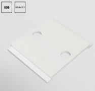 Maytoni Gravity Белый Крепление для троса S35 черное 1 шт. комплектующие для накладной трековой системы, TRA004HP-21W