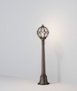 Maytoni Via Золото Антик Ландшафтный светильник E27х1 60Вт IP 44, O023FL-01G