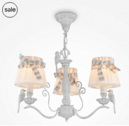 Maytoni Bird Белый Антик Подвесная люстра E14х3 40Вт, ARM013-03-W