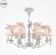 Maytoni Bird Белый Антик Подвесная люстра E14х6 40Вт, ARM013-06-W