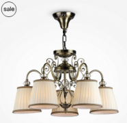 Maytoni Vintage Бронза Антик Подвесная люстра E14х5, ARM420-05-R