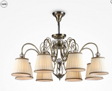 Maytoni Vintage Бронза Антик Подвесная люстра E14х8, ARM420-08-R